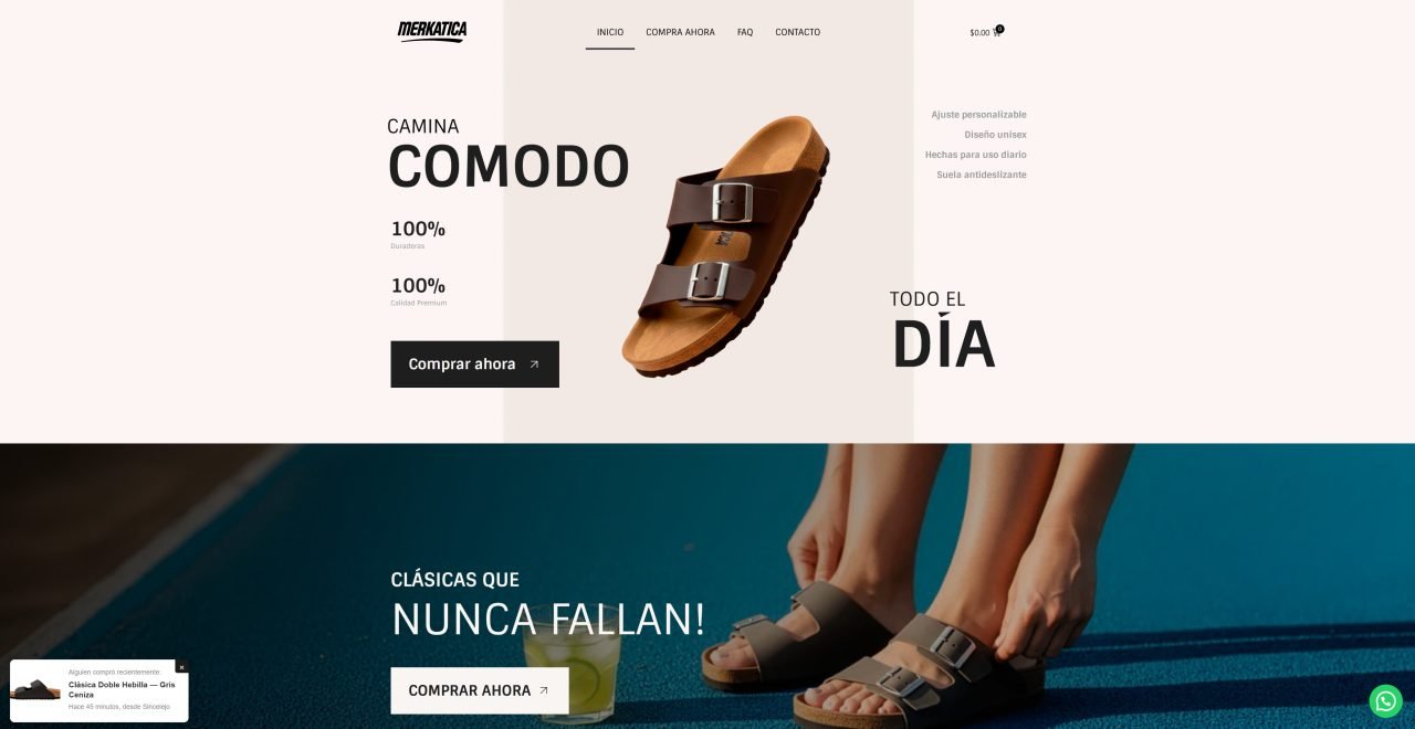 Merkatica — sitio web desarrollado por Triopcion