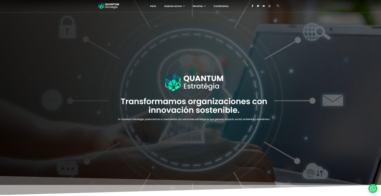 Quantum Estrategia — sitio web desarrollado por Triopcion