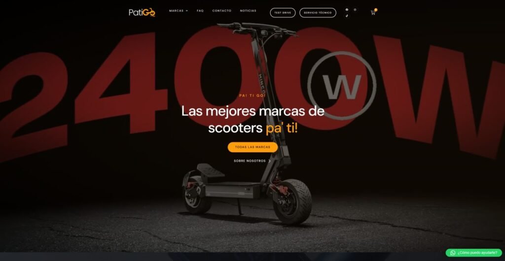PatiGo: sitio web desarrollado por Triopcion